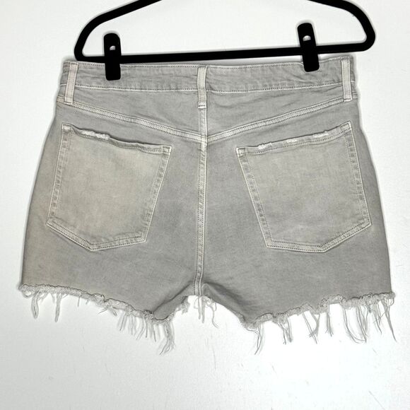 Old Navy High-Waisted OG Straight Pop-Color Jean Cut-Off Shorts Women's Size 12 - Picture 2 of 7